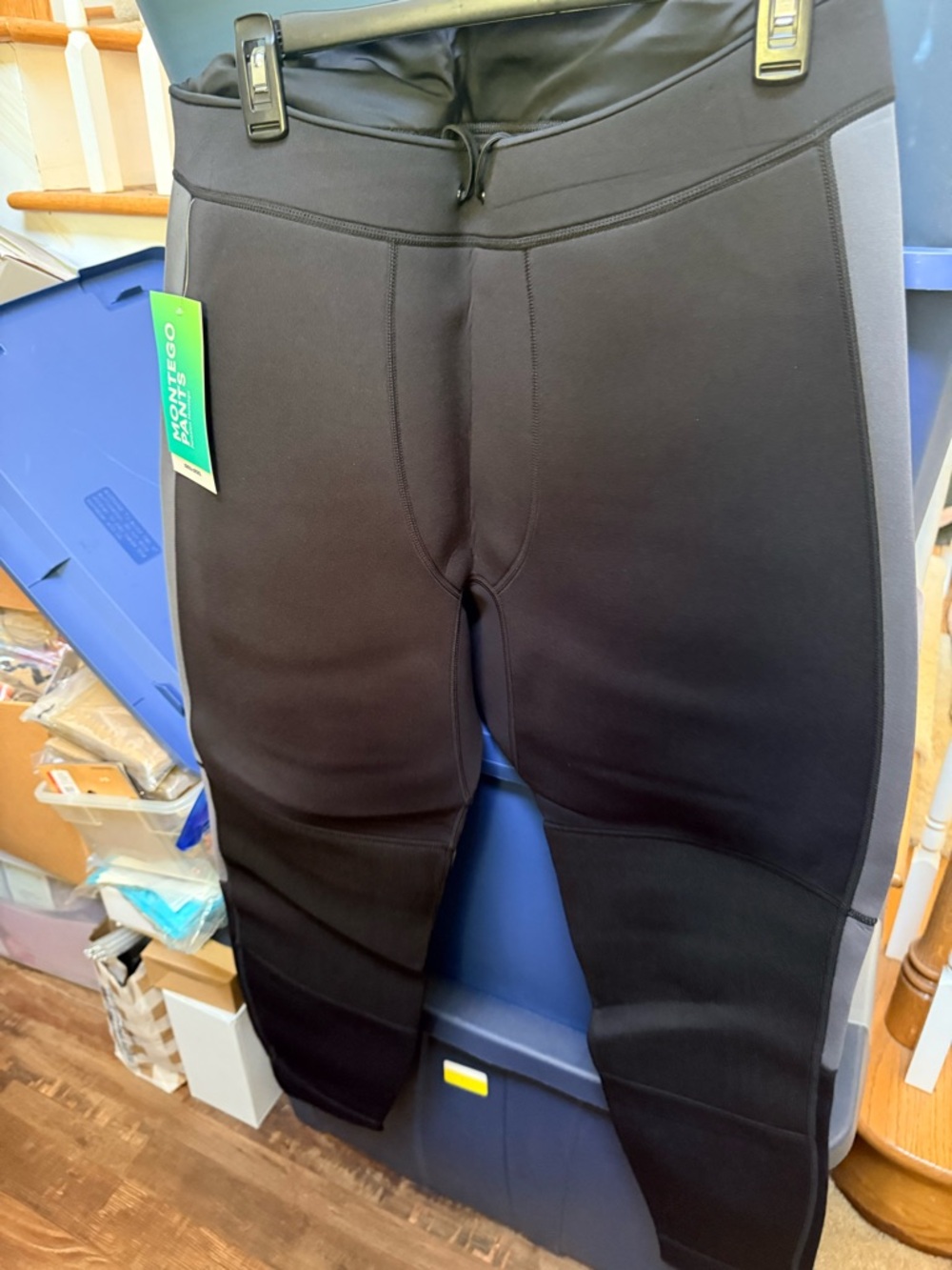 Men's Black Performance Leggings - Unbranded